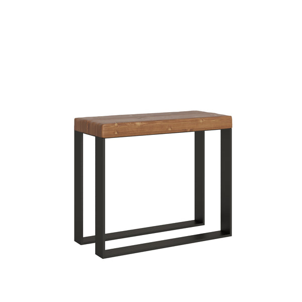 sconto Consolle Allungabile 90-290x40x77 cm in Nobilitato Marrone