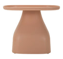 Tavolinetto Gea Rosa 48x48x38 cm in Polipropilene Rosa      