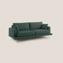 Divano 3 Posti 198x88x93 cm in Tessuto Verde