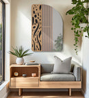 Specchio da Muro Terry 60x1x90 cm in MDF e Specchio Multicolor      