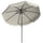 Ombrellone da Giardino Rotondo Ø270x240 cm con Manovella in Metallo e Poliestere Grigio Chiaro