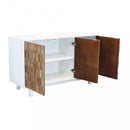 Mobile Archie 135x45x80 h cm in Legno Bianco