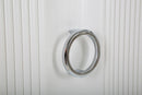 Mobile Shine 120x84x40 cm in Legno MDF e Metallo Bianco