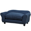Cuccia Divanetto per Cani Piccola Taglia 74x41x32,5 cm  Blu Scuro