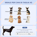 Cuccia per Cani Taglia Piccola da Esterno 60x42x40 cm con Ingresso e 2 Prese d'Aria Laterali in PE Blu e Bianco      