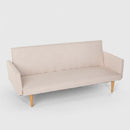 Divano Letto Clic Clac 182x64x80 cm in Tessuto Beige
