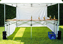 Gazebo Pieghevole da Giardino in Alluminio 3x3m Vorghini Mercato Bianco