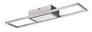 Plafoniera da Interno a LED in Metallo Nichel Satinato 