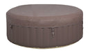 Vasca Idromassaggio da Esterno Gonfiabile Riscaldata 2-4 Posti Ø180x65 cm Ease.Zone Marrone