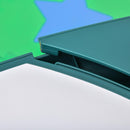 Set Tavolino con Sedia per Bambini in ABS Giallo e Verde