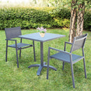 Poltrona Avana Impilabile 55x57x85 h cm in Textilene Antracite