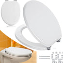 Copriwater Universale Copri WC in Legno MDF Bianco