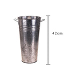 Set 2 Portaombrelli Zincato Misure 20x42 cm
