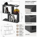 Tavolino da Caffè 60x60x19,5 cm Tavolo S Divano Design Moderno Antracite      
