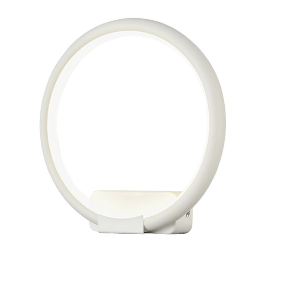 Lampada da parete Modern in Metallo Nola Bianco sconto