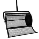 Spargi Terriccio e Concime da Giardino 65,5x41x111 cm 80L Asta Regolabile Nero 
