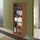 Libreria Alessia 64x29x180H cm noce antico
