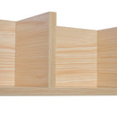 Mensola Scaffale Libreria Porta CD in Legno 95x17x16.5 cm 