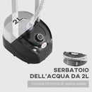 Stiratrice a Vapore 1950W Ferro da Stiro Verticale 35x25x23 cm Bianco      