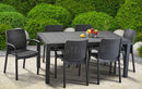 Tavolo da Giardino 160,5x94,5x74,5 cm in Resina Keter Melody Antracite