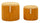 Puff con Contenitore Bolzano Senape Set 2 Pz Ø38x38 cm - Ø32x28 cm in MDF e Spugna e Poliestere Giallo
