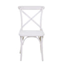 Sedia da Giardino in Plastica Cross Bianco