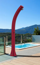 Doccia Solare da Giardino 35L Miscelatore Arkema Happy XL Bianco