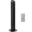 Ventilatore a Torre da Terra 3 Funzioni e 3 Velocità con Telecomando Oscillante 70° Nero      