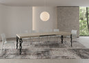 Tavolo Allungabile 200-304x90x77 cm Karamay Cashmere Telaio Antracite 