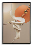 Stampa con LED su Tela Abstract 80x4x120 cm in Tela e Plastica e MDF Multicolor      