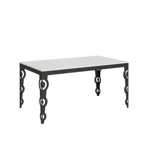 acquista Tavolo Allungabile 160-264x90x80 cm Karamay Evolution Bianco Frassino