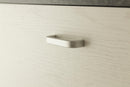 Scarpiera 2 Scomparti in MDF 63x24x80 cm Soriani Bianco e Grigio Scuro