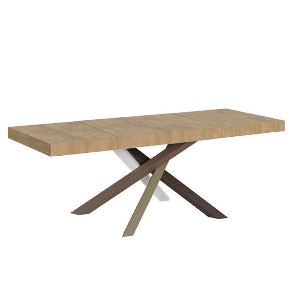 Tavolo Allungabile 160/264x90x77 cm Volantis Premium Quercia Natura sconto