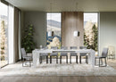 Tavolo Allungabile 160-264x90x77 cm Spimbo Bianco Frassino