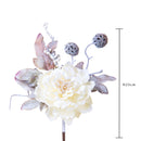 Set 24 Pick Rosa H23 cm Crema