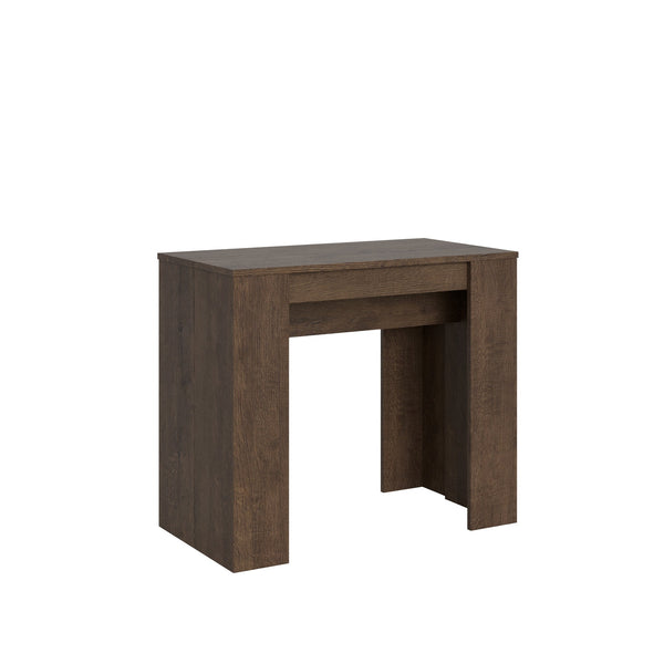 Consolle Allungabile 90-308x48x77 cm in Nobilitato Marrone sconto