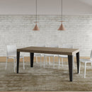  Tavolo Allungabile 180-284x90x77 cm Flame Premium Tortora Telaio Antracite