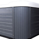 Vasca Monoblocco Cleopatra per 3 Persone 181x164x88 cm in Acrilico Color Legno