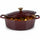 Casseruola Pesante Ø33 cm Pentola Olandese in Ghisa Conservazione Calore Bordeaux
