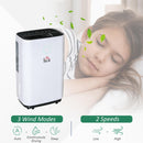 Deumidificatore d'Aria 20 Litri 378W 3 Modalità e 2 Velocità Bianco