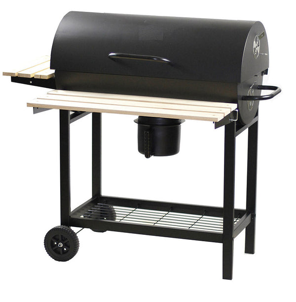 prezzo Barbecue a Carbone con Coperchio 108x72x101 cm in Acciaio Inox con Ruote Gringo