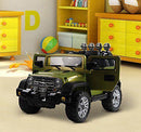 Macchina Elettrica per Bambini 12V Fuoristrada Verde 