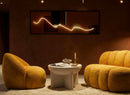 Stampa con LED su Tela Abstract 150x3,5x50 cm in Tela e Plastica e MDF Multicolor      