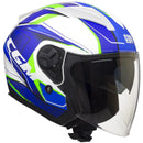 Casco Jet per Scooter Visiera Lunga CGM Mayer 130X Blu Opaco XS - (53-54 cm)