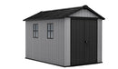 Casetta Box da Giardino 230x350x246 cm Newton Plus 7511/1175 Doppia Opzione Montaggio in Resina Evotech+ Grigio  cm   