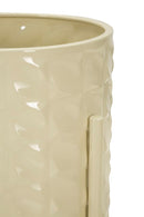 Porta Vasi Betsy Tris Ø36x56,5 cm - Ø30x48,5 cm - Ø24x37,5 cm in Ferro Crema      