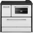 Cucina Stufa a Legna 9 kW 87x51x79 cm Beatrice in Acciaio e Ghisa Cappuccino  
