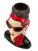 Vaso Donna Hollywood 21x16x27 cm in Resina Multicolor      