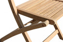 Sedia Mirage Pieghevole 42x51x85 h cm in Legno Marrone