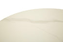 Tavolino Bar Simply Ø60x103 cm in Metallo e Marmo Artificiale Oro e Bianco      